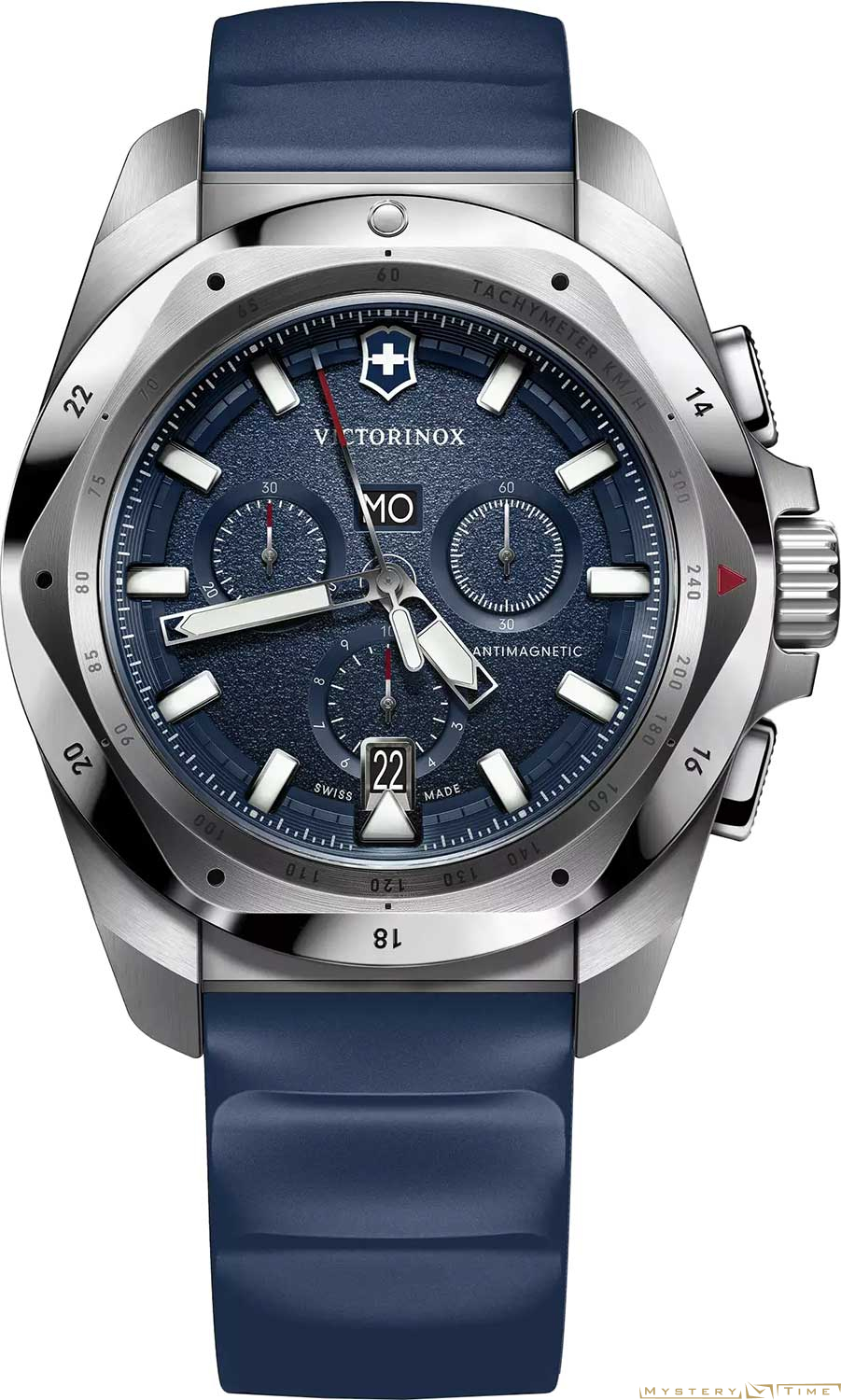 Часы швейцарские наручные мужские кварцевые на ремне Victorinox 241984