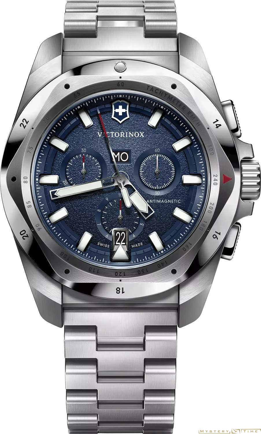 Часы швейцарские наручные мужские кварцевые на браслете Victorinox 241985