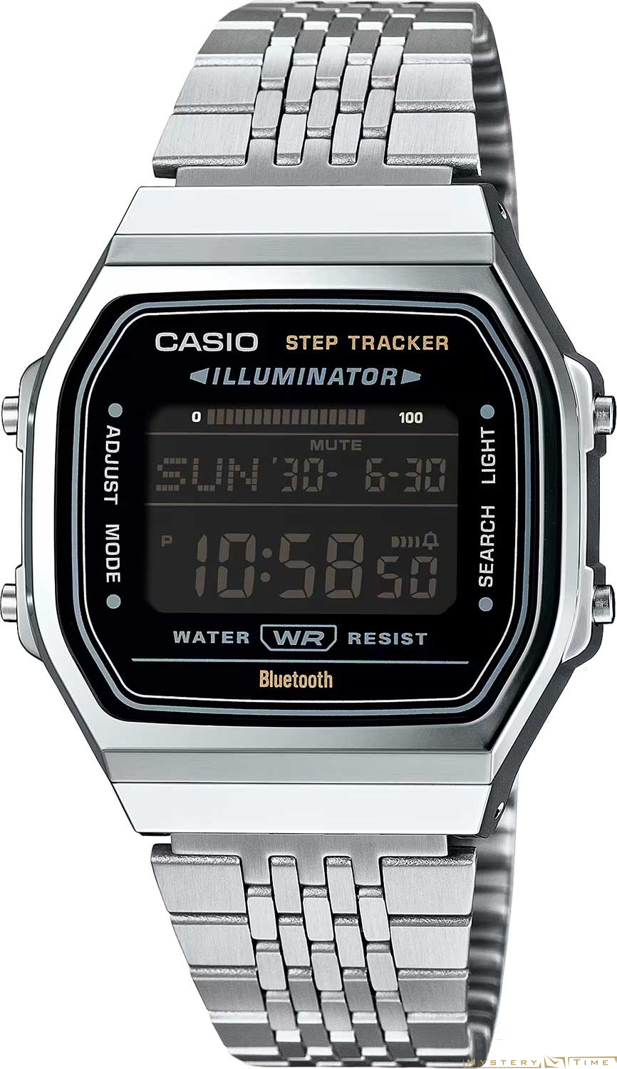 Часы японские наручные мужские кварцевые на браслете Casio ABL-100WE-1B